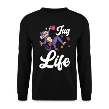 Grimpeurs Grimpeurs - Sweat-shirt Unisexe - noir - Devant - Alina (178cm) & Michal (187cm)