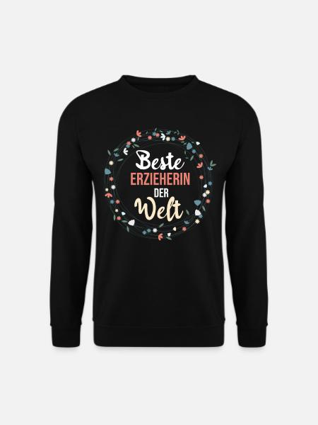 Kindergärtnerin Erzieherin - Unisex Pullover - Schwarz