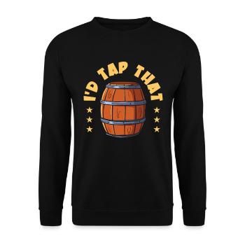 Beer Hops Brewery Brewing Brewery Craft Beer - Unisex Sweatshirt - black - Front - Alina (178cm) & Michal (187cm)