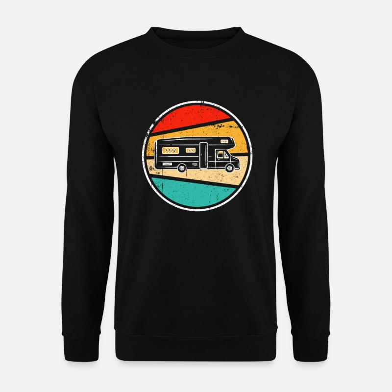 Motorhome Retro - Unisex Sweatshirt - black