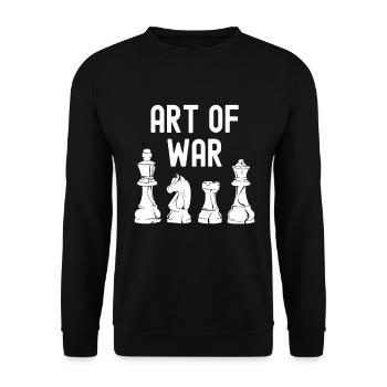 Chess - Unisex Sweatshirt - black - Front - Alina (178cm) & Michal (187cm)