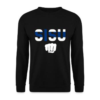 Finlande Gift Scandinavia Finlande Suomi Finne - Sweat-shirt Unisexe - noir - Devant - Alina (178cm) & Michal (187cm)