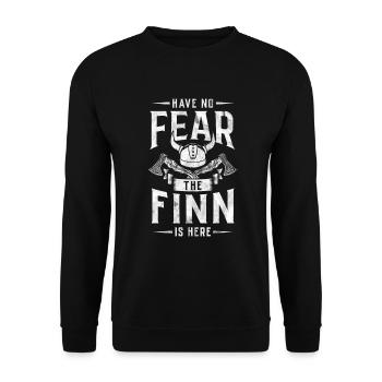 Finlande - Sweat-shirt Unisexe - noir - Devant - Alina (178cm) & Michal (187cm)