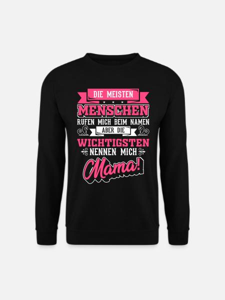 Mama Muttertag - Unisex Pullover - Schwarz