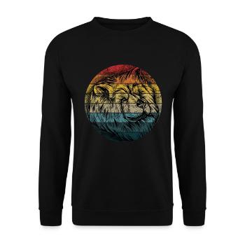 Dog Chow Chow Breeder Chow-Chow Vintage Gift - Unisex Sweatshirt - black - Front - Alina (178cm) & Michal (187cm)