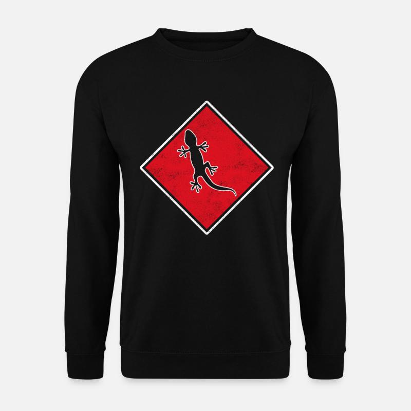 Eidechse - Unisex Pullover - Schwarz