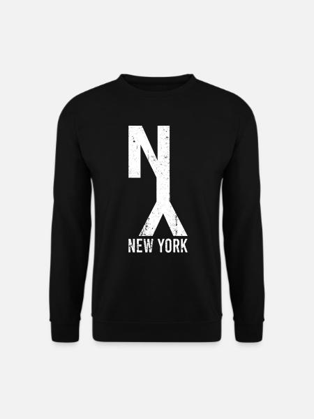 New York - Unisex Pullover - Schwarz