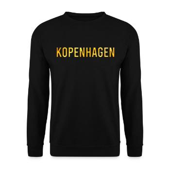 Copenhagen - Unisex Sweatshirt - black - Front - Alina (178cm) & Michal (187cm)