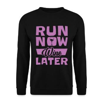 Jogger Runner Marathon Jogging Ski de fond - Sweat-shirt Unisexe - noir - Devant - Alina (178cm) & Michal (187cm)