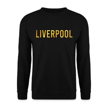 Liverpool - Unisex Sweatshirt - black - Front - Alina (178cm) & Michal (187cm)