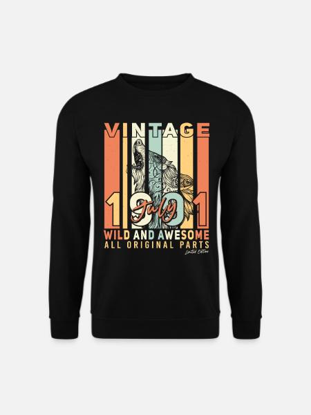 July 1991 Gift idea - Unisex Sweatshirt - black