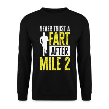 Jogger Runner Marathon Jogging Ski de fond - Sweat-shirt Unisexe - noir - Devant - Alina (178cm) & Michal (187cm)