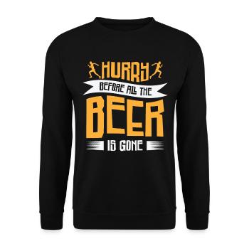 Jogger Runner Marathon Jogging Ski de fond - Sweat-shirt Unisexe - noir - Devant - Alina (178cm) & Michal (187cm)