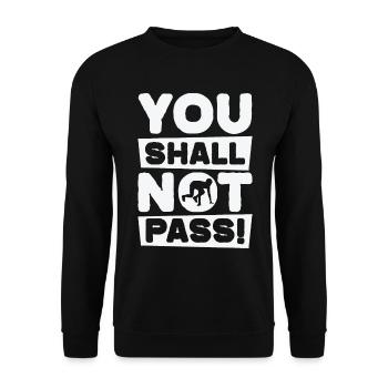 Jogger Runner Marathon Jogging Ski de fond - Sweat-shirt Unisexe - noir - Devant - Alina (178cm) & Michal (187cm)