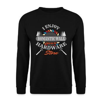 Seigneur des Marteaux Je Suis Un Charpentier Schreiner - Sweat-shirt Unisexe - noir - Devant - Alina (178cm) & Michal (187cm)
