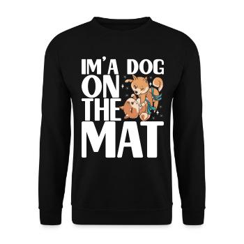 Brazilian Jiu Jitsu Grappling - Unisex Sweatshirt - black - Front - Alina (178cm) & Michal (187cm)