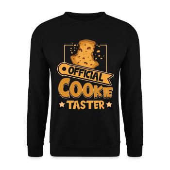 Cupcake Design für Konditor | Cupcake Dealer - Unisex Pullover - Schwarz - Vorne - Alina (178cm) & Michal (187cm)