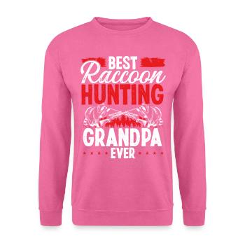 Best Raccoon Hunting Grandpa Raccoon Slayer - Unisex Sweatshirt - pink - Front