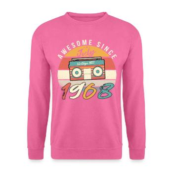 Retro Rekorder 1968 Juli - Unisex Pullover - Pink - Vorne