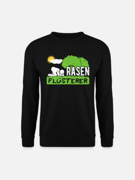 Gärtner Garten Hobbygärtner Rasen Rasenflüsterer - Unisex Pullover - Schwarz