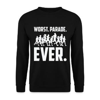 Jogger Runner Marathon Jogging Ski de fond - Sweat-shirt Unisexe - noir - Devant - Alina (178cm) & Michal (187cm)