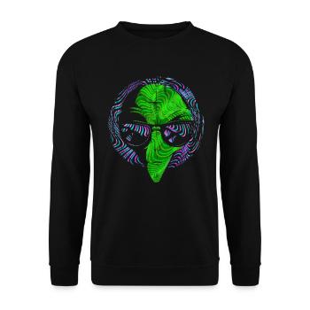 Alien - Unisex Pullover - Schwarz - Vorne - Alina (178cm) & Michal (187cm)