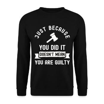 Avocat Tshirt Droit Avocat Juge Avocat Droit - Sweat-shirt Unisexe - noir - Devant - Alina (178cm) & Michal (187cm)
