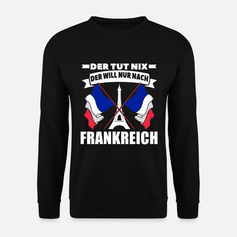 Frankreich - Unisex Pullover - Schwarz
