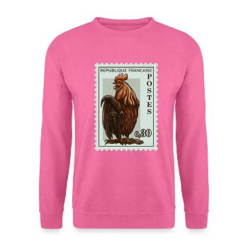 France Drapeau France Paris Marseille Français - Sweat-shirt Unisexe - rose - Devant