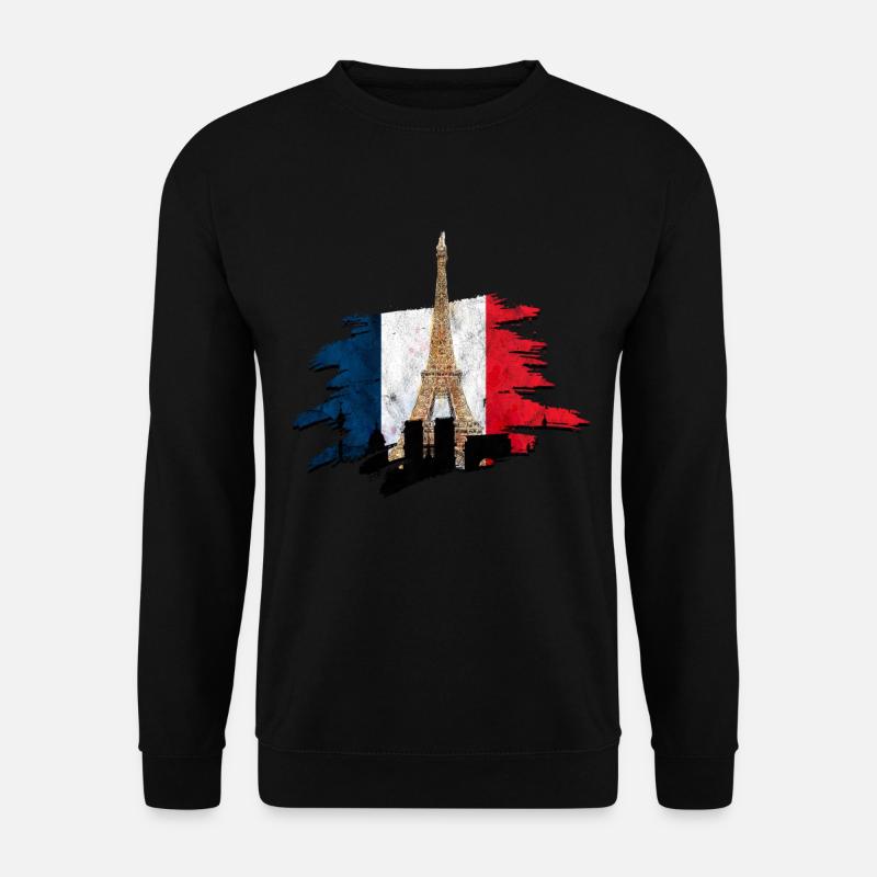 Frankreich - Unisex Pullover - Schwarz