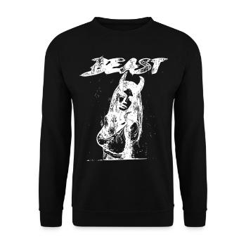 2reborn Sexy BEAST Demon girl devil 2 - Unisex Pullover - Schwarz - Vorne - Alina (178cm) & Michal (187cm)
