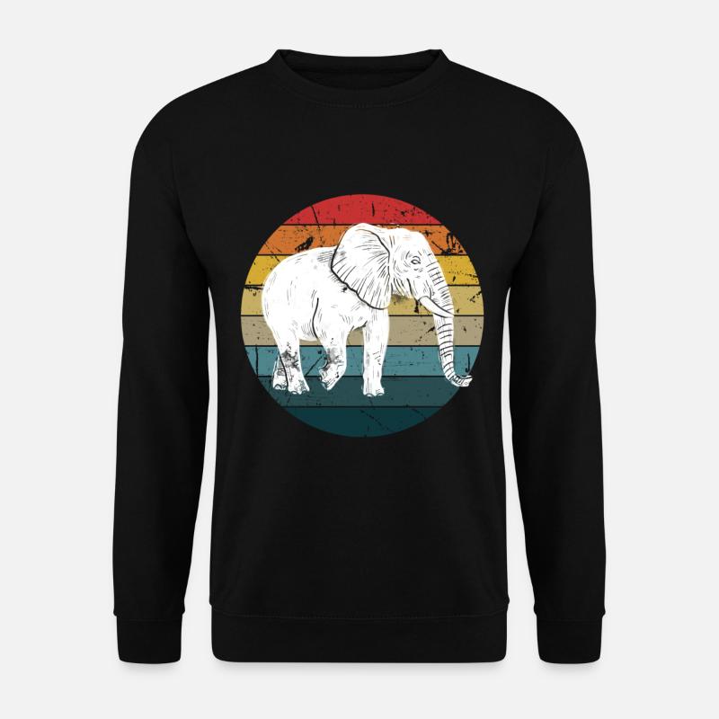 Elephant - Unisex Sweatshirt - black