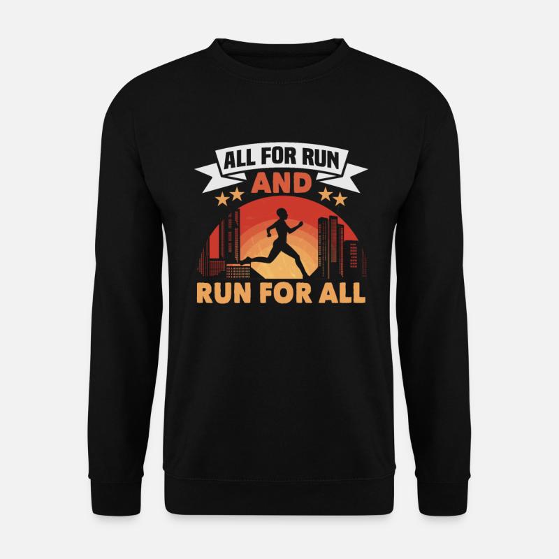 Running Marathon Runner Running - Sweat-shirt Unisexe - noir
