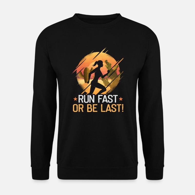 Running Marathon Runner Running - Unisex Sweatshirt - black