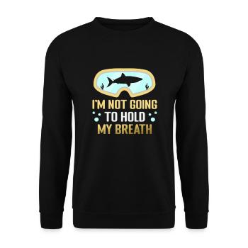 Scuba Diver Design Instructor Snorkeling - Unisex Sweatshirt - black - Front - Alina (178cm) & Michal (187cm)