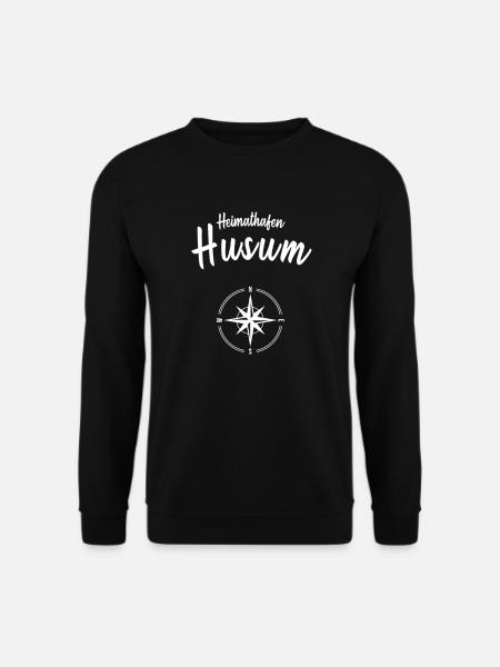 Heimathafen Husum - Unisex Pullover - Schwarz