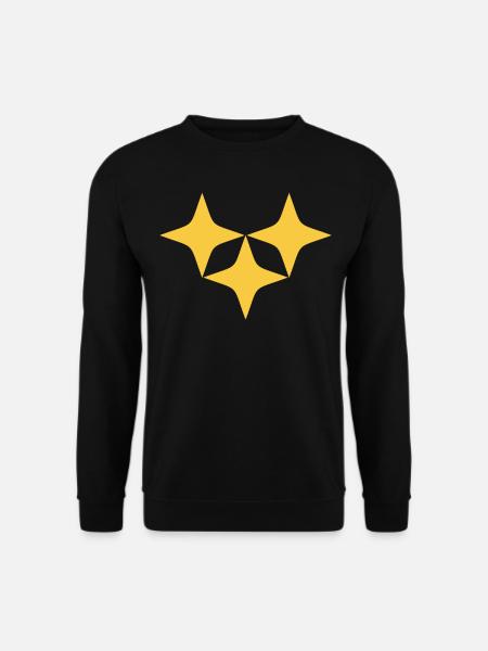 Three Star Yellow - Unisex Sweatshirt - black
