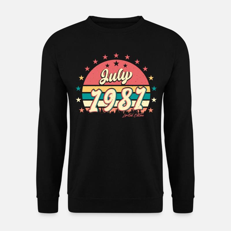 Geboren Im Juli 1981 - Unisex Pullover - Schwarz