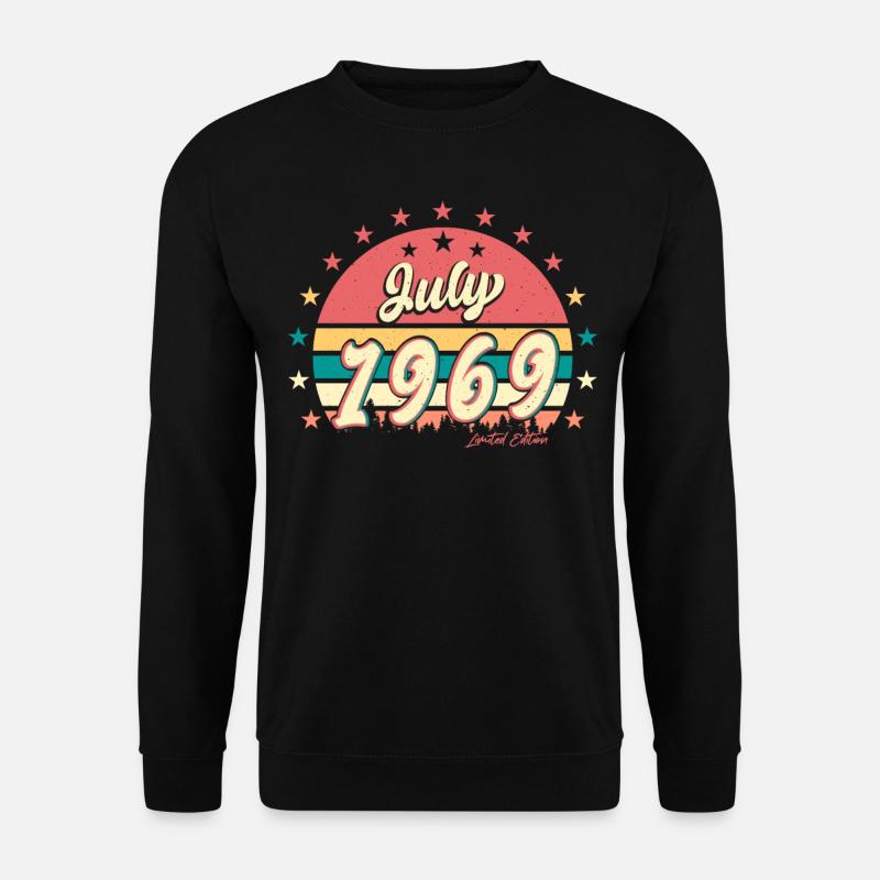 Retro 1969 July - Unisex Sweatshirt - black