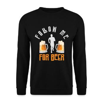 Jogger Runner Marathon Jogging Ski de fond - Sweat-shirt Unisexe - noir - Devant - Alina (178cm) & Michal (187cm)