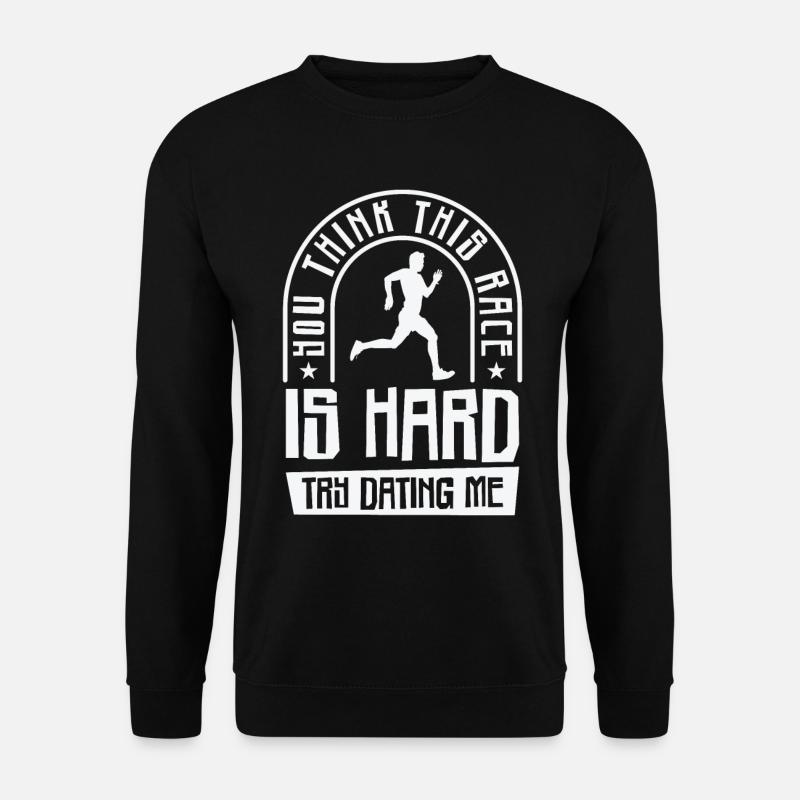 Jogger Läufer Marathon Joggen Langlauf - Unisex Pullover - Schwarz