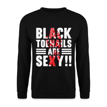 Jogger Runner Marathon Jogging Ski de fond - Sweat-shirt Unisexe - noir - Devant - Alina (178cm) & Michal (187cm)