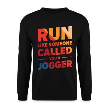 Jogger Runner Marathon Jogging Ski de fond - Sweat-shirt Unisexe - noir - Devant - Alina (178cm) & Michal (187cm)
