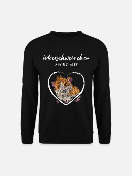 Meerschweinchen Nagetier Zucht Züchter - Unisex Pullover - Schwarz