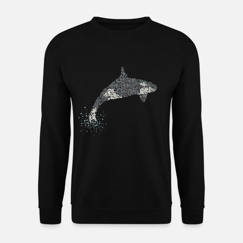 Orca Orca Killer Whale Killer Whales - Unisex Sweatshirt - black