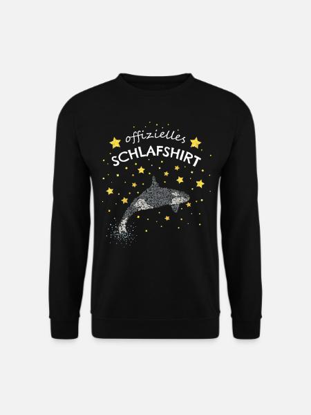 Offizielles Schlafshirt Orka Killerwal - Unisex Pullover - Schwarz