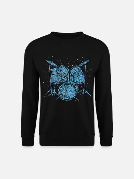 Drums Schalgzeuger Drummer Snare - Unisex Sweatshirt - black