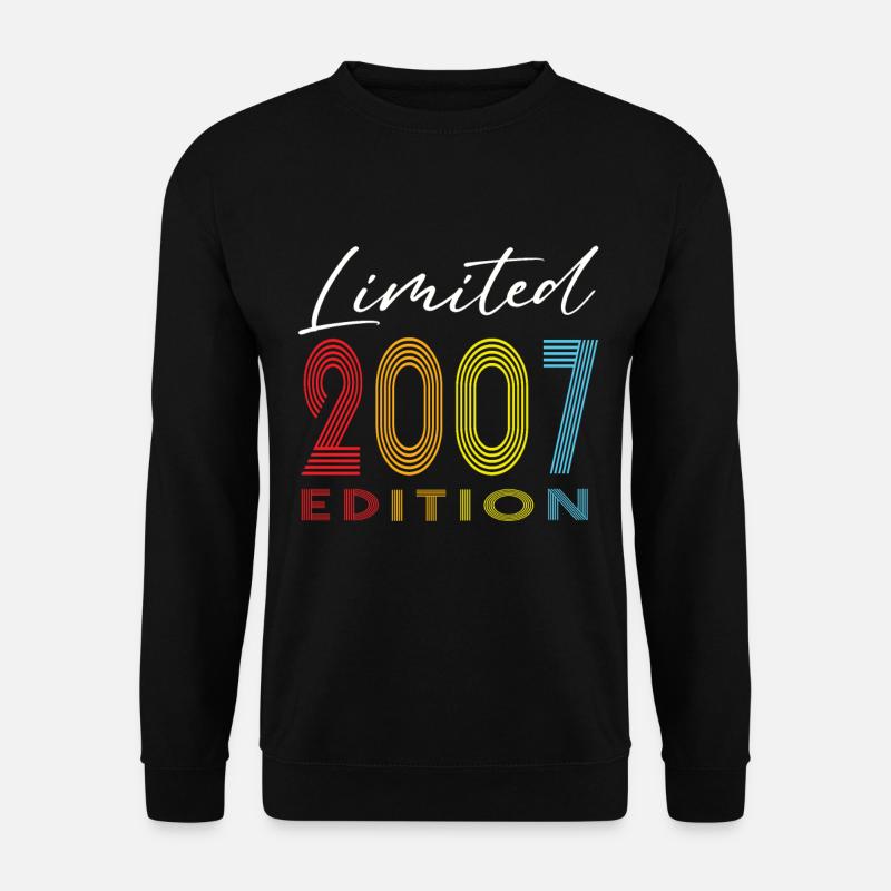 Limited Edition 2007 - Unisex Pullover - Schwarz