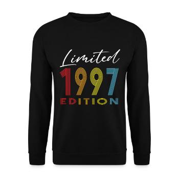 Limited Edition 1997 - Unisex Pullover - Schwarz - Vorne - Alina (178cm) & Michal (187cm)