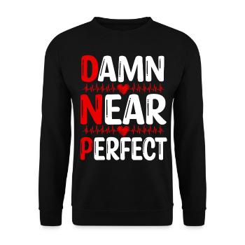 DNP Docteur DNP Diplôme Diplôme DNP Infirmière - Sweat-shirt Unisexe - noir - Devant - Alina (178cm) & Michal (187cm)